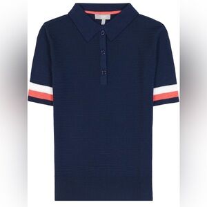 Izod Kids Polo in Navy with Red and White Stripes